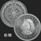 1 - 1/2 oz .999 Silver Round - Aztec Calendar Design - Brilliant Uncirculated