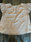 Joie ruffled babydoll blouse size large