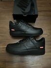Nike Air Force 1 Low Supreme Black CU9225-001 Men's Size 10 Brand New DS In Hand
