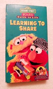 Sesame Street - Kids Guide to Life: Learning to Share (VHS, 1996)