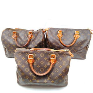 Louis Vuitton LV Hand Bag  Hand Bag 3 set Browns Monogram 2651379