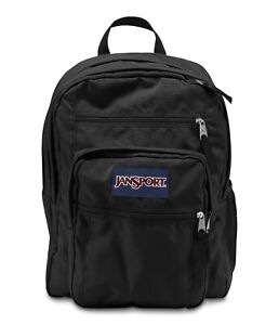 JanSport Large Capacity Backpack, Big Student School Bookbag, Laptop Bag, Black