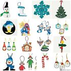 12 (ONE DOZEN) Christmas Winter Ornament Craft Kits for Kids ABCraft