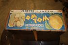 Vintage Tom Tom Colorado peaches wooden crate with American Indian on Label