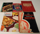 5 Vintage Cookbooks Recipes Booklets 1930s-60s