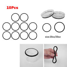 10Pcs Silicone O-Ring Lid Seal Replacement Gaskets 20oz/30oz for Tumbler Lids