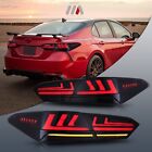 Full Smoked Tail Lights for Toyota Camry 2018-2024 LED Tail Light 1 Pair Kit (For: 2021 Toyota Camry)