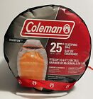 Orange Mummy Coleman Silverton 25  Sleeping bag , Degrees 82” x 32”