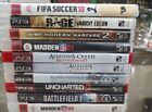 Sony Playstation 3 Game Lot Of 10 Games!  Battlefield Uncharted 2 COD MW2 Fifa