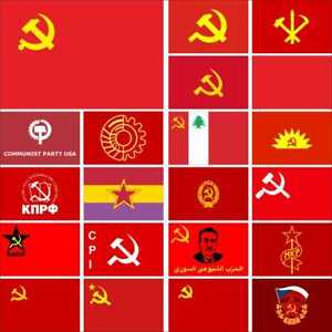 Communist Party Flag Bangladesh Belarus Bhutan Brazil Cambodia Canada Chile Laos