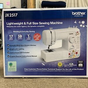 Brother Sewing Machine Full Size Lightweight JX2517 New Opened Box