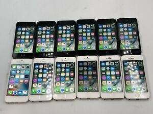 x12 Lot Apple iPhone 5 - 16GB 32GB 64GB (AT&T ONLY) A1428 ALL TESTED & WORKING!