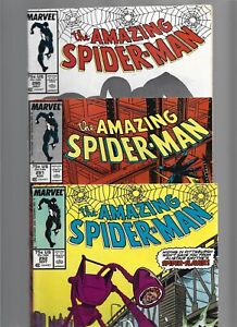 *WOW HOT* MARVEL AMAZING SPIDER-MAN RUN LOT OF 3 COPPER AGE KEYS #'s 290/291/292