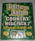 Party Tyme Karaoke Country Mega Pack 2 - 128 Songs, 8 CD+G