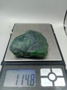 114grams Burmese Mawsitsit Jade Rough Cut 100%Authentic Natural Mawsitsit Slab