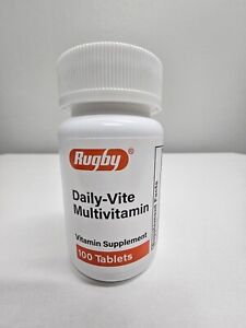 Rugby Daily Vite Multi-Vitamin Supplement 100ct Tablets