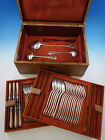 French Sterling Silver Flatware Set by Francois Nicoud Lavallee Service 51 Pcs