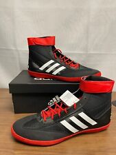 Adidas Combat Speed.5 GZ8449 Mens Black Red Lace Up Wrestling Shoes Size 12