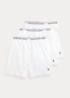 Polo Ralph Lauren PRL Three Pack Classic Fit Cotton Knit Boxers White 3