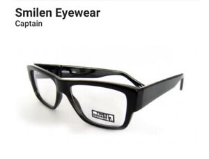 Smilen Eyewear Captain Black Eyeglasses 56 16 145 Brand New