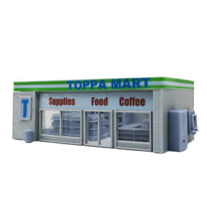 Outland Models Railway Scenery Convenience Store & Accessories1:87 HO Scale