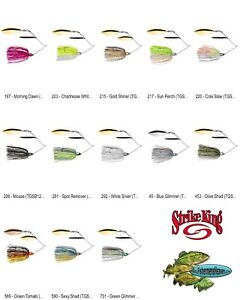Strike King SpInnerbait 1/2oz Tour Grade Double Willow (TGSB12WW) Any 13 Colors