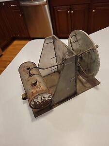 Antique Vintage Live Steam Engine Model Toy - Homemade AS-IS