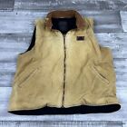 Old Mill Canvas Vest Mens XXL 2XL Thinsulate Insulation Brown Work Distressed