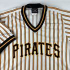 Majestic Cooperstown Collection Pittsburgh Pirates Pin Stripe Jersey Mens Medium