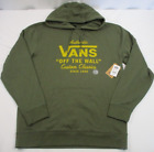 VANS Long Sleeve Hoodie Pullover Sweatshirt Mens Size XL Olive Drab Green