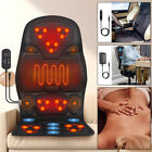 8 Mode Massage Seat Cushion Heated Back Neck Body Massager Chair For Home&Car