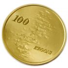 Estonia gold 999.9 coin 100 krone 2010 -Estonia People- in box UNC 7.78 gr.