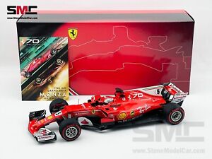 Ferrari F1 SF70H Sebastian Vettel Italy GP Monza 2017 70th Anniversary 1:18 BBR