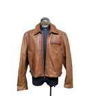 Aero leather 40 Size Leather Jacket Brown
