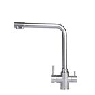 Kitchen Sink Faucet with 2 Handle 3 in 1 Water Filter Purifier Swivel Faucets