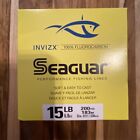 seaguar invizx 15lb 100% fluorocarbon Fishing line 200 Yard Spool