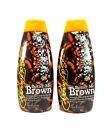 LOT 2 Ed Hardy Butter Me Brown Tanning DHA & Streak Free INDOOR Tanning Lotion