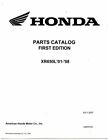 2001-2008 Honda XR650L Motorcycle Parts Manual : 14MY61E1