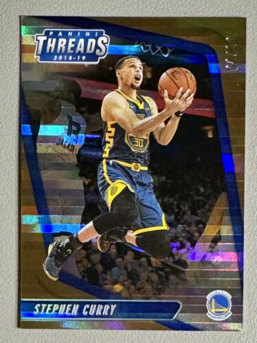 New Listing2018-19 Panini Threads Gold #95 Stephen Curry RARE SSP # /10