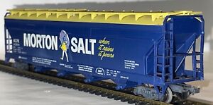 HO Scale TYCO Morton Salt Center Flow Hopper Car Road# ACFX 62004