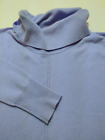 SUNDANCE Women's BIG TURTLENECK  100% Cashmere (S) Blue Sweater