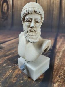 Poseidon Bust Statue Stone Head Greek Mythology Roman God Statue Sculpture