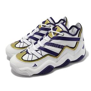 adidas Top Ten 2010 Lakers White Purple Gold Men Basketball Shoes Sneaker HQ4624