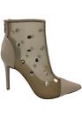Katy Perry Mesh Cap-Toe Ankle Boots The Jeffree New Nude