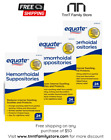 Equate Hemorrhoidal Suppositories Compare to Preparation H 24ct