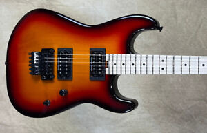 Charvel USA Custom Shop San Dimas 2H 3 Tone Sunburst Pointy Headstock Guitar