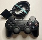Sony PS2 Dualshock 2 OEM Controller Black  Tested Playstation 2