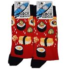 2x Sock Atomica SUSHI Novelty Socks Pairs Lot Unisex OSFM Chinese Food Fun Gift