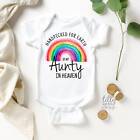 Handpicked For Earth By My Aunty In Heaven Baby Bodysuit, Handpicked For Earth,