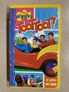 The Wiggles Toot Toot (VHS 2000 Yellow ClamShell) 18 Songs